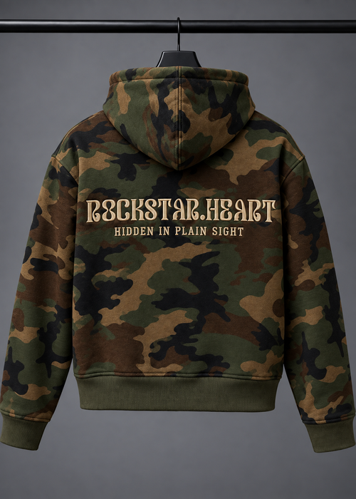 Rockstar Heart Camo “Hidden In Plain Sight” Zip-Up