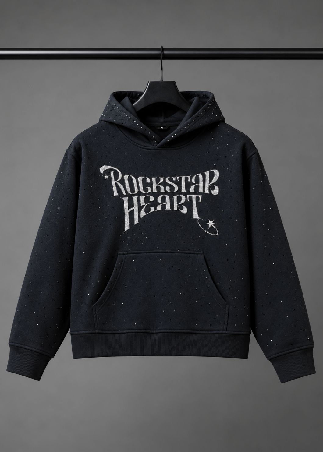 Rockstar Heart Rhinestone Pullover